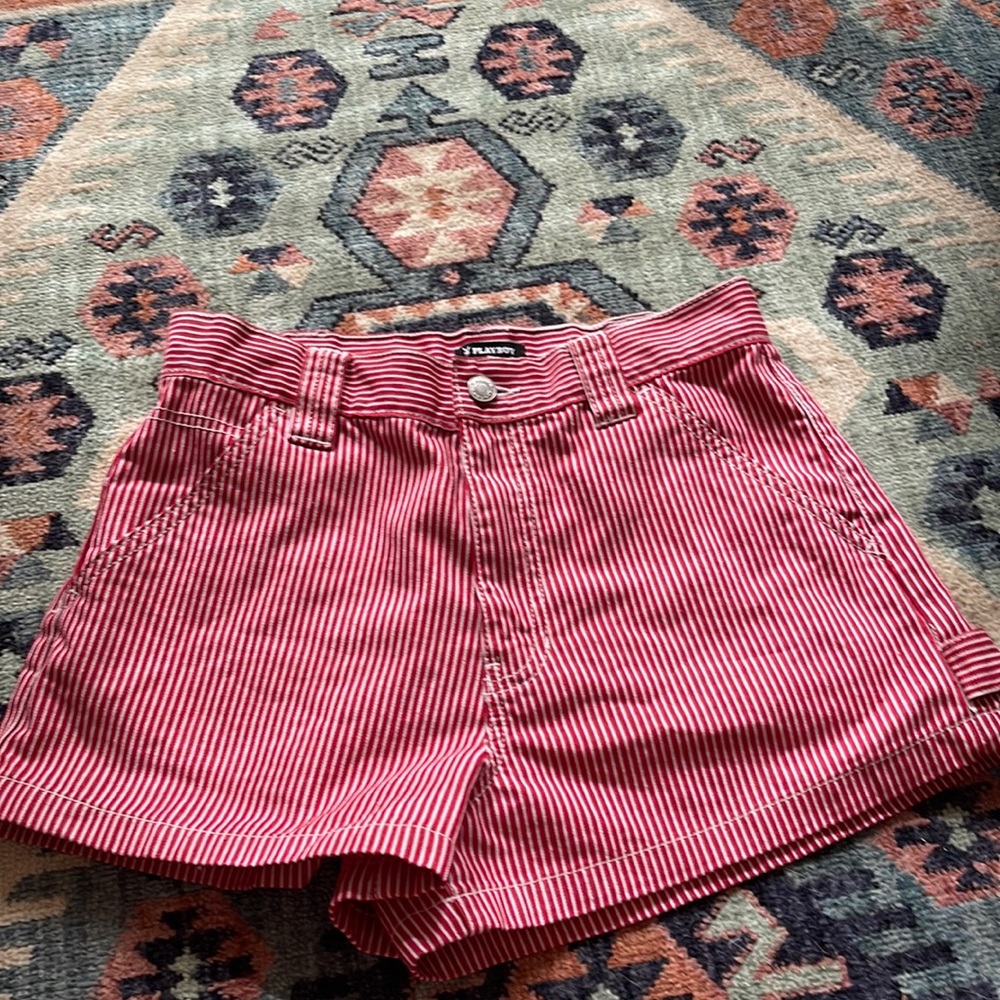 COPY - playboy pinstripe shorts